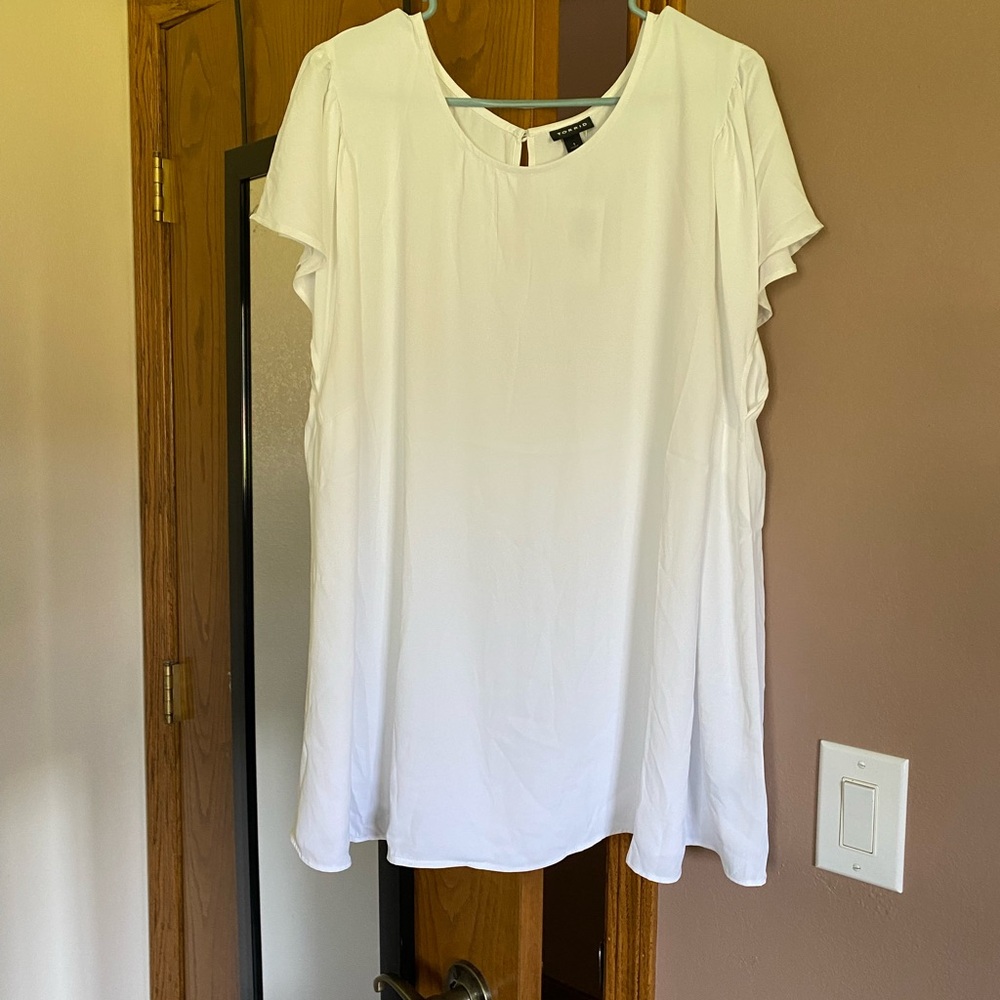 Torrid Elegant White Blouse
